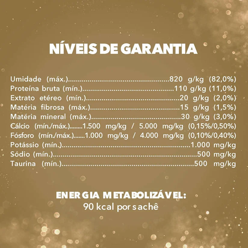 Ração Úmida Gatos Demi Glace c/ Carne 85g