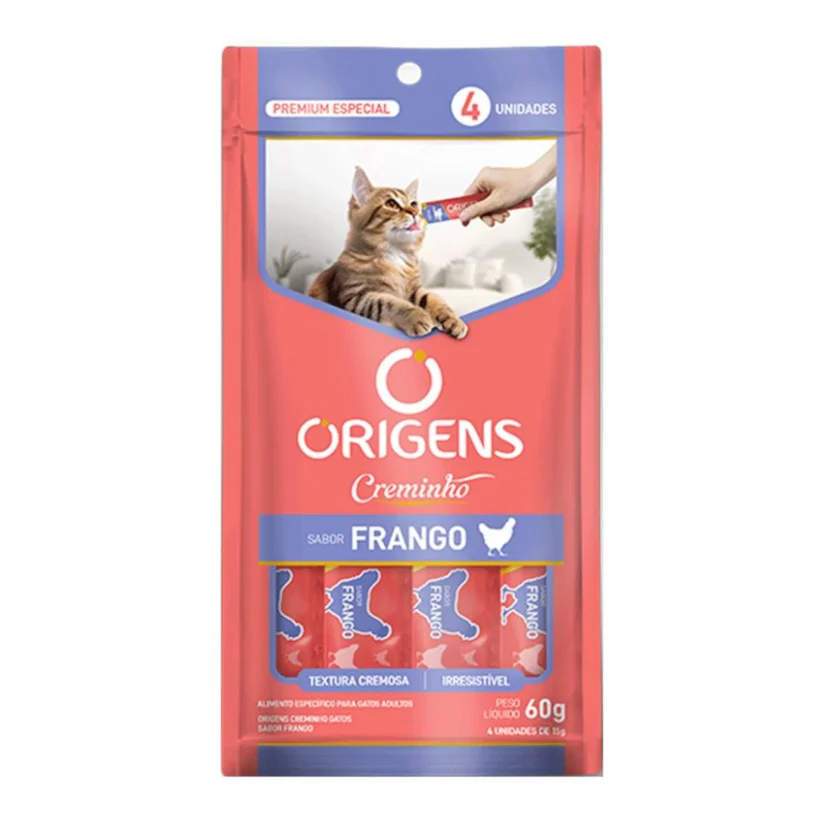 Pure Creminho Origens para Gatos Frango 60g