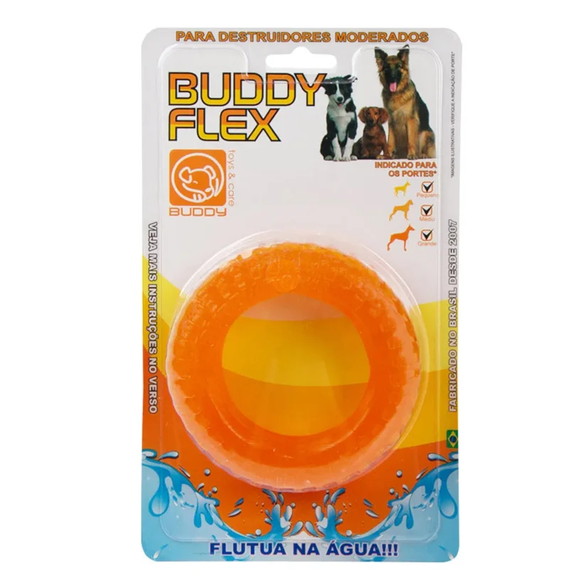 Brinquedo Cães Buddy Toys Pneu Flex