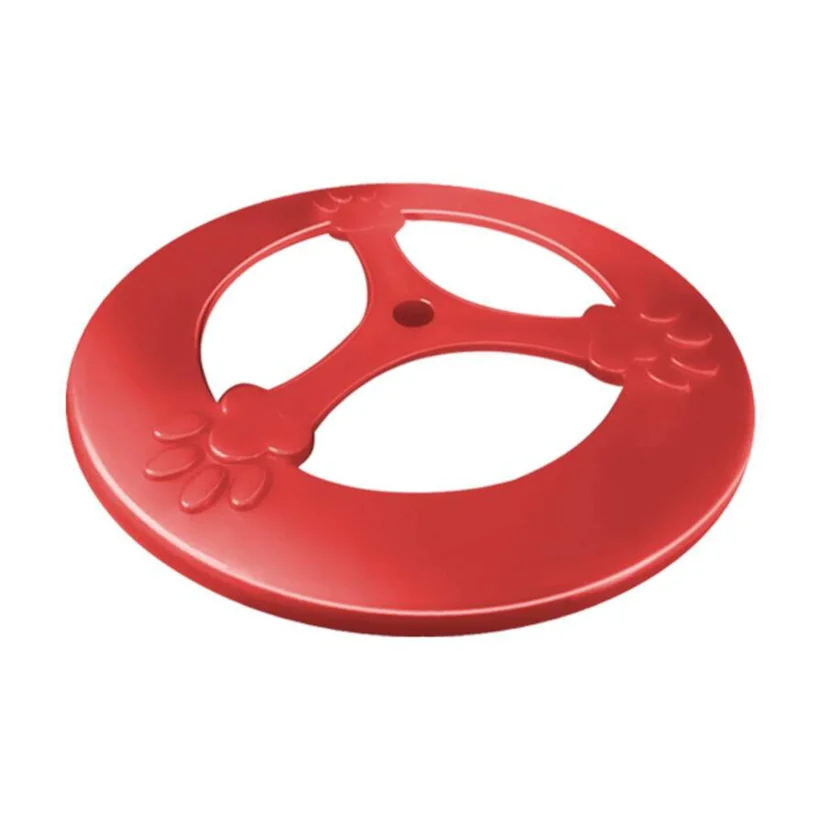 Frisbee Cães Furacão Pet Plástico Pop Vermelho