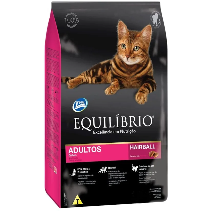 Ração Total Equilíbrio Gatos Adultos 7,5kg