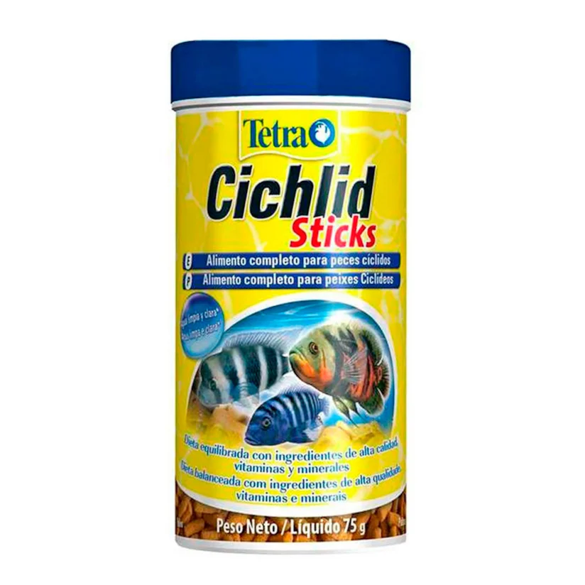 Ração Tetra Cichlid Sticks 75g