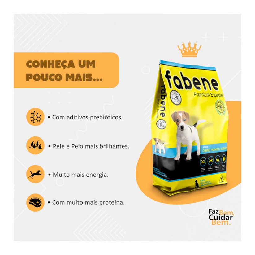 Ração Fabene Cães Filhotes 3kg