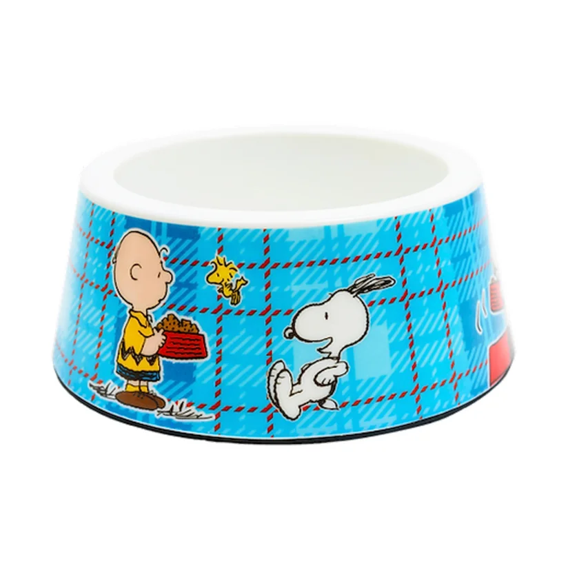 Comedouro Para Cães Melamina Snoopy Charlie Brown Zooz Pets 450ml