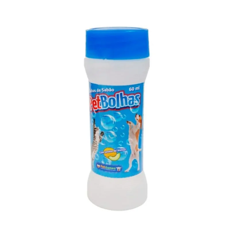 Brinquedo de Fazer Bolhas Pet Games 60ml