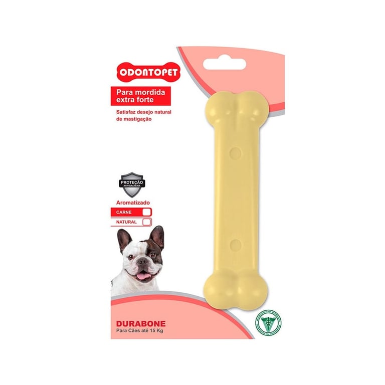 Brinquedo Mordedor Durabone Osso Cães Até 15kg Odontopet