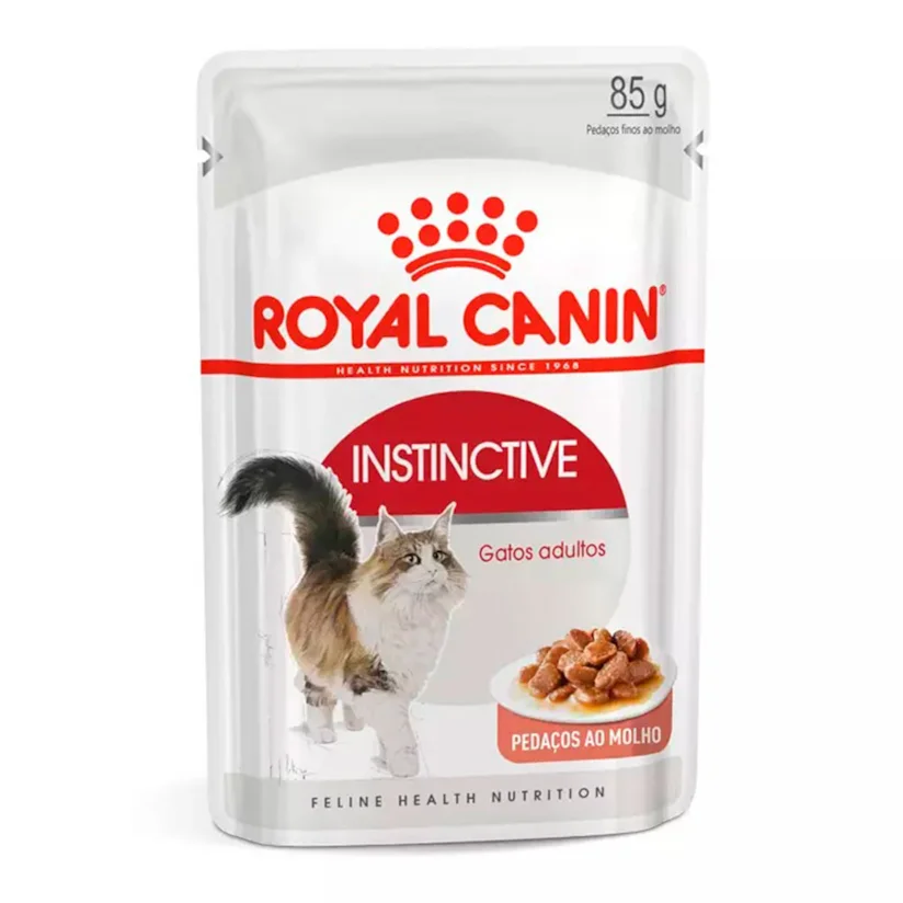 Ração Úmida Royal Canin Gatos Instinctive Sachê 85g