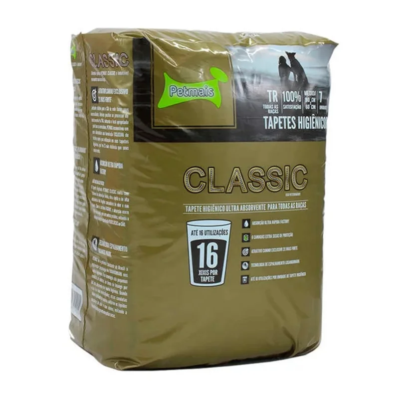 Tapete Higiênico Cães Classic Com 7 Unidades