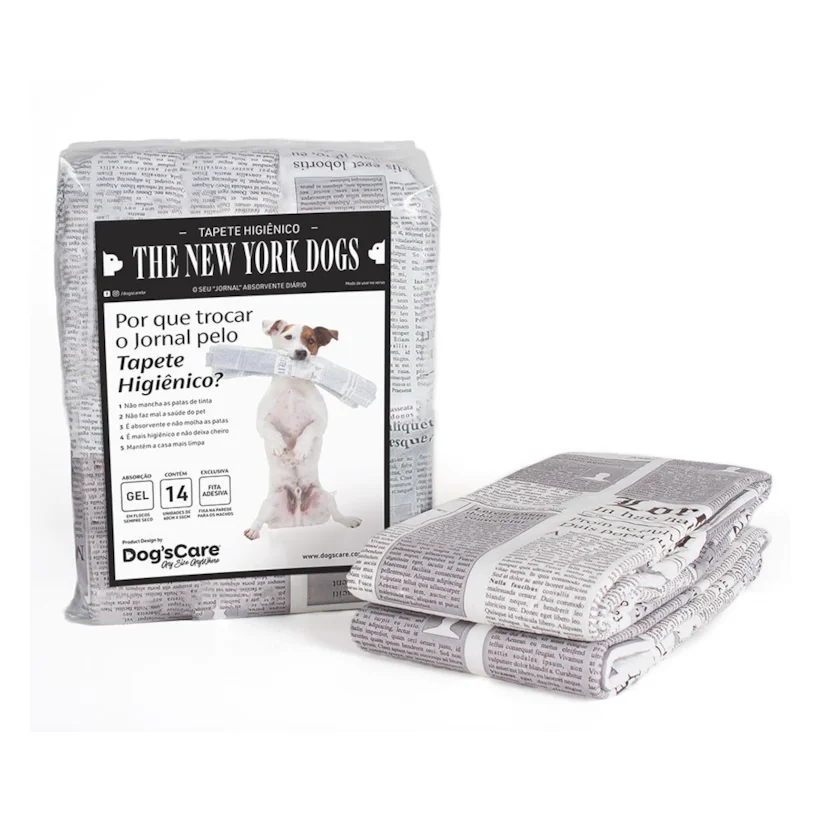 Tapete Higiênico Cães The New York Dogs 14 Unidades
