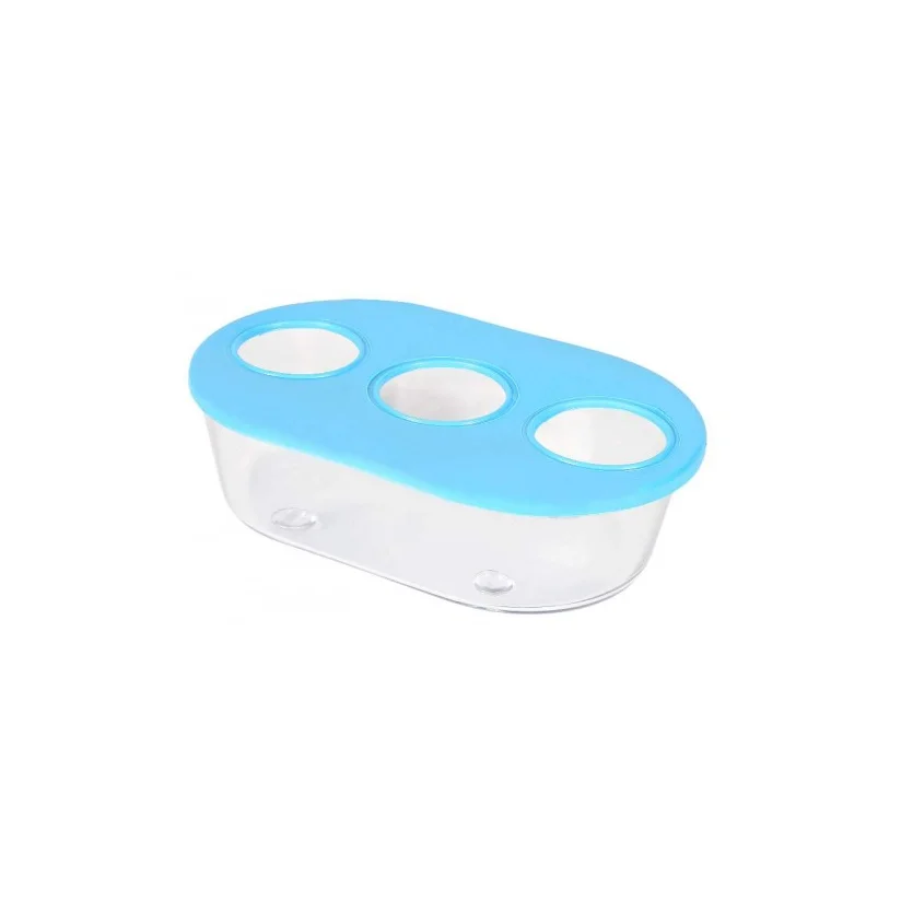 Comedouro Para Pássaros Grande Oval Com Furos Tudo Pet