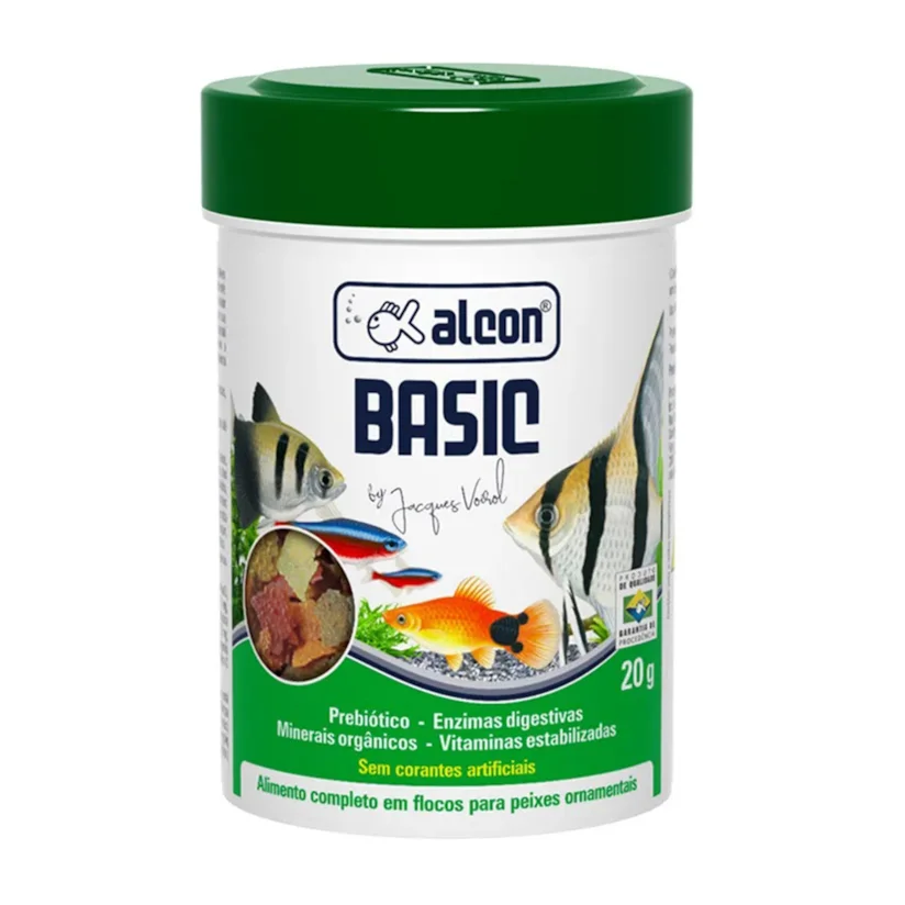 Ração Para Peixes Basic Alcon 20g