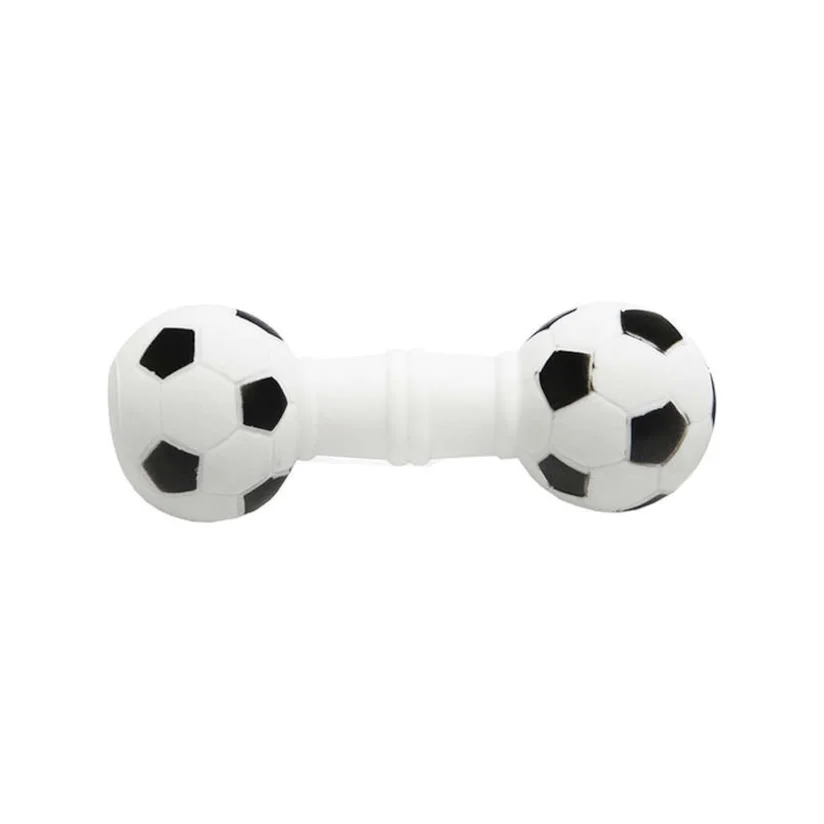 Brinquedo Cães The Pets Vinil Halteres Bola De Futebol