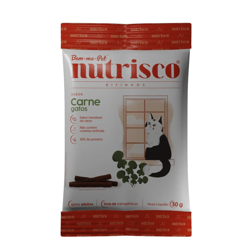 Bifinho Gatos Nutrisco Carne 30g