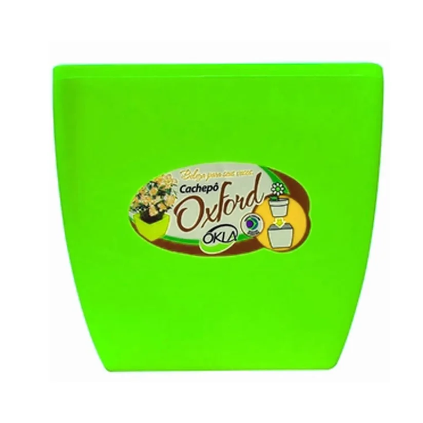 Vaso Oxford Quadrado Verde Okla 6L
