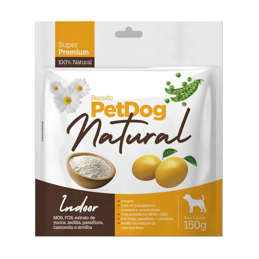 Biscoito para Cães PetDog Natural Indoor 150g