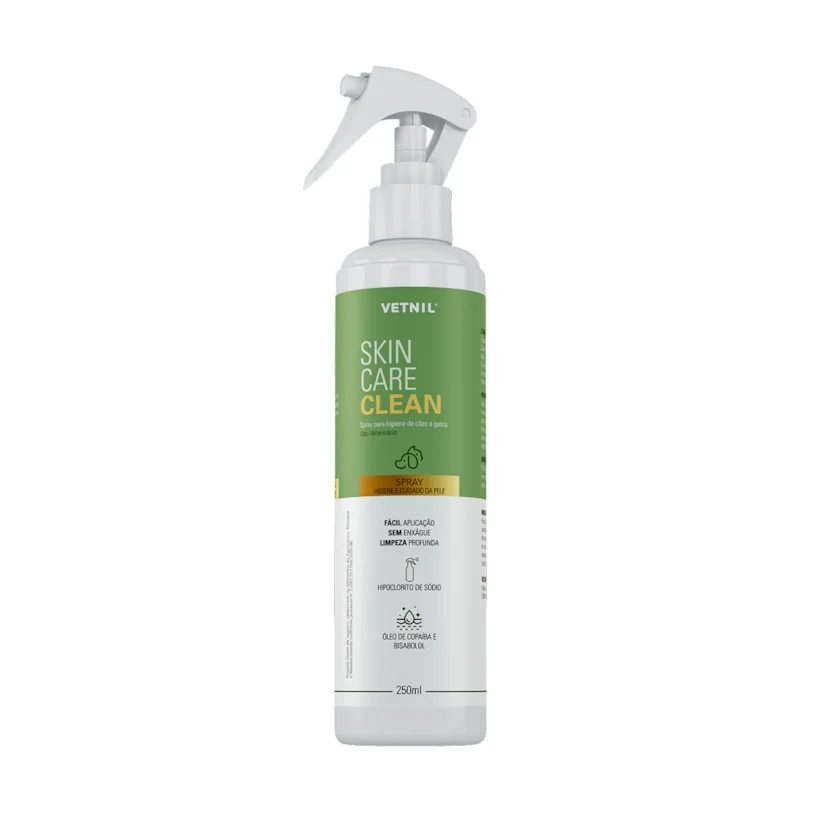 Spray Higienizador Skin Care Clean Vetnil 250mL