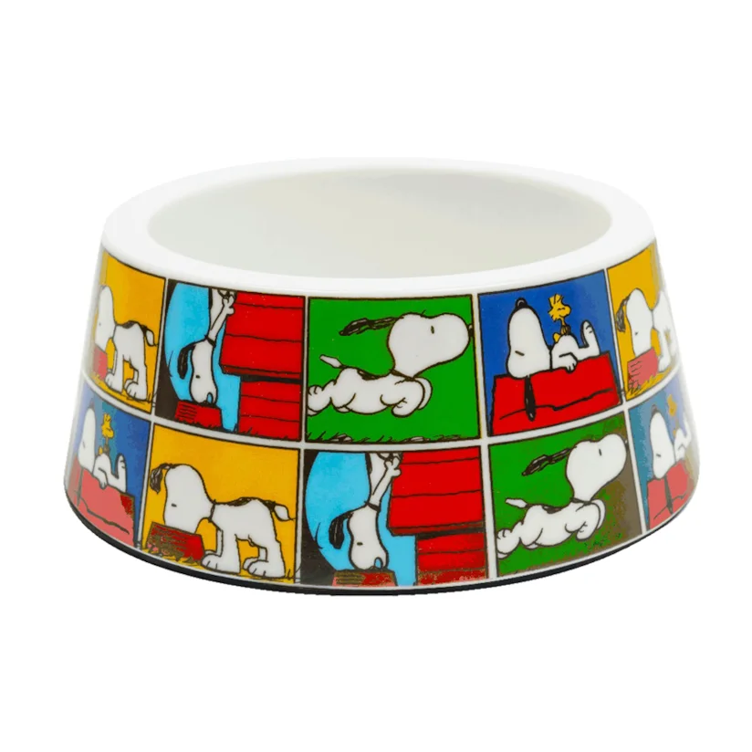 Comedouro Para Cães Melamina Snoopy Quad1 Zooz Pets 450ml