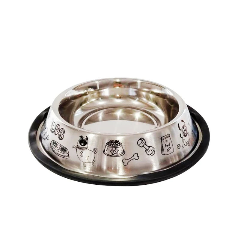 Comedouro Cães The Pets Inox Decor AntiDerrapante 710ml