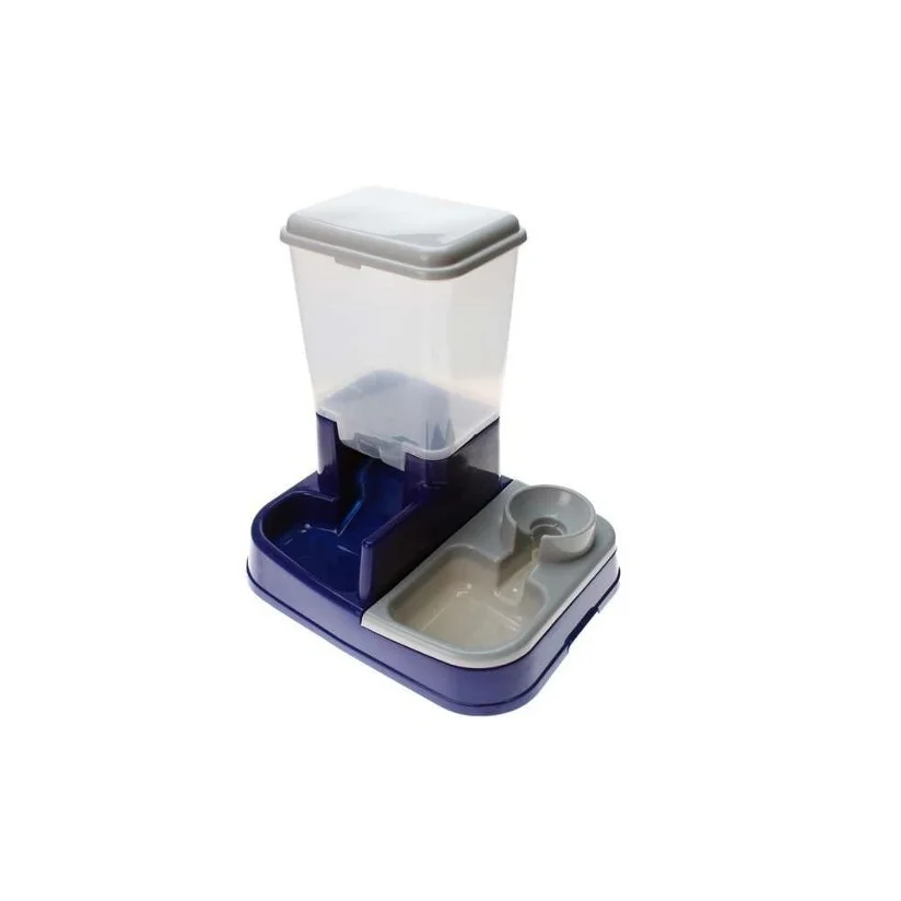 Comedouro e Bebedouro Dual Pet Cães e Gatos Chalesco