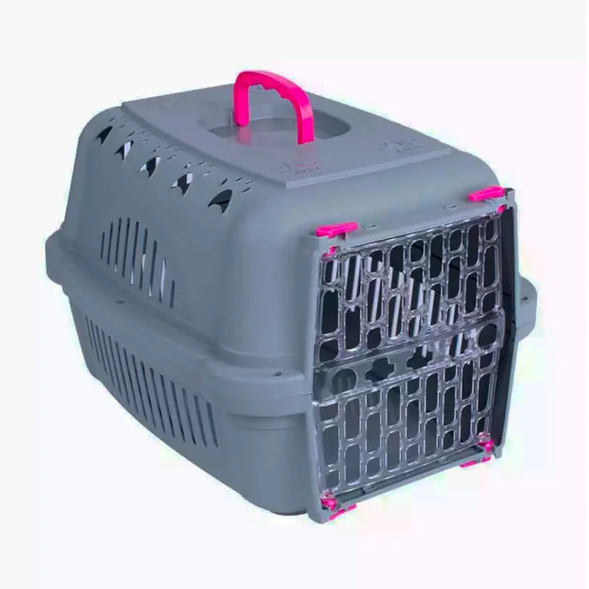 Caixa De Transporte Durapets Falcon Neon Elegance Rosa Nº3