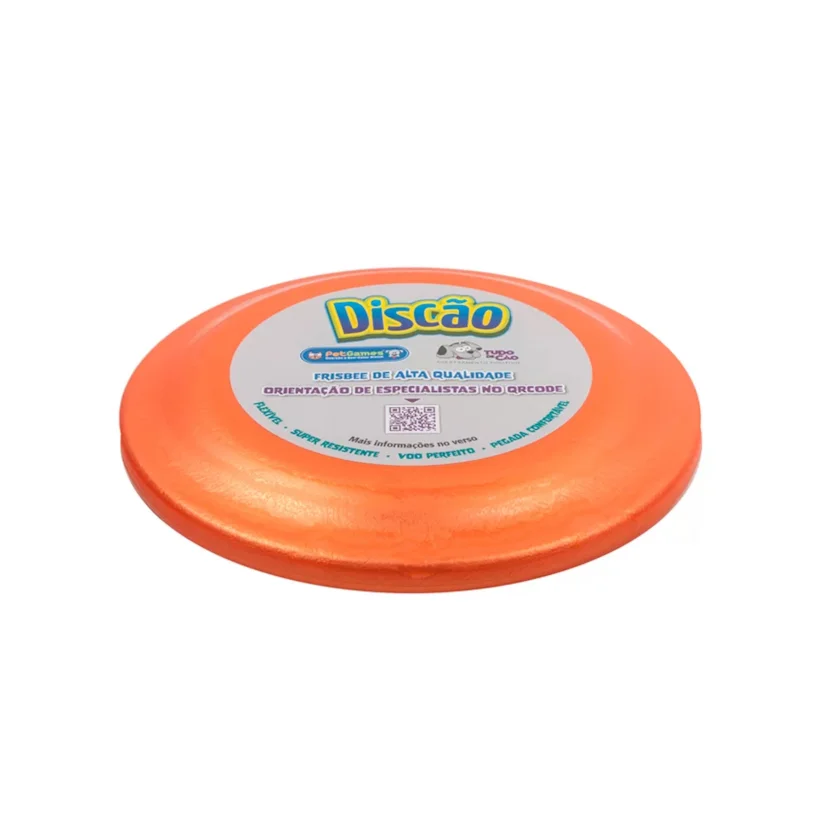 Brinquedo Cães Pet Games Discao Laranja