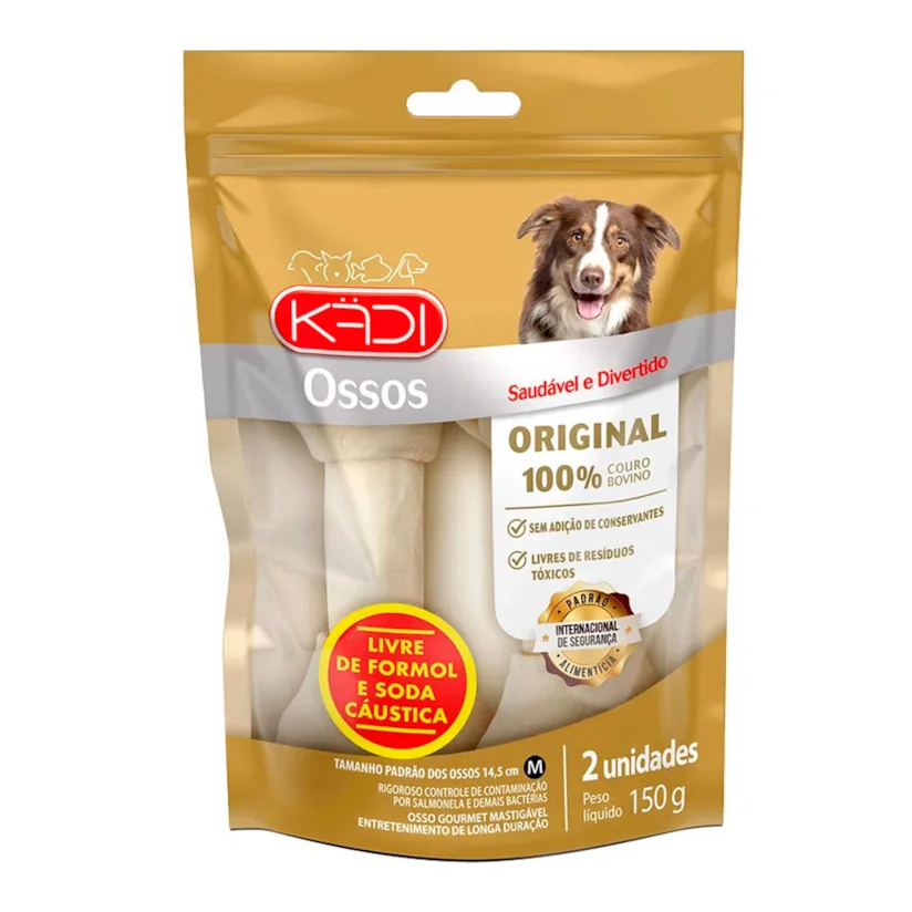 Osso Cães Kadi Original Med 2 Unidade