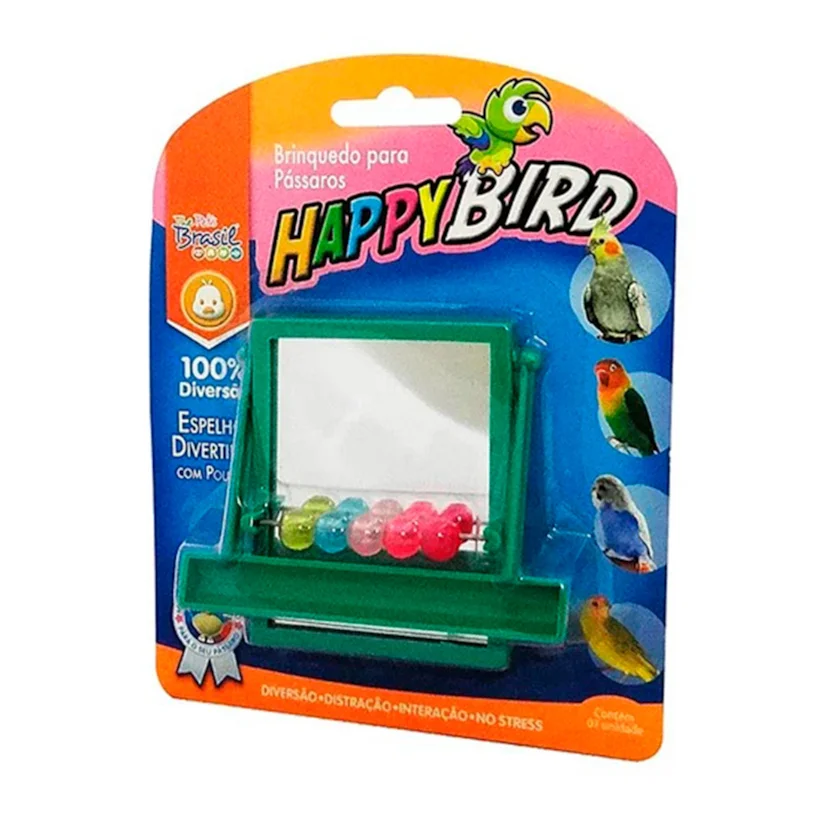 Brinquedo Pássaros The Pets Espelho Divertido