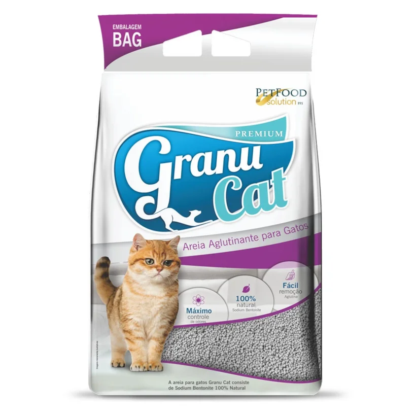 Areia Higiênica Gatos Granucat B.U.A 4kg