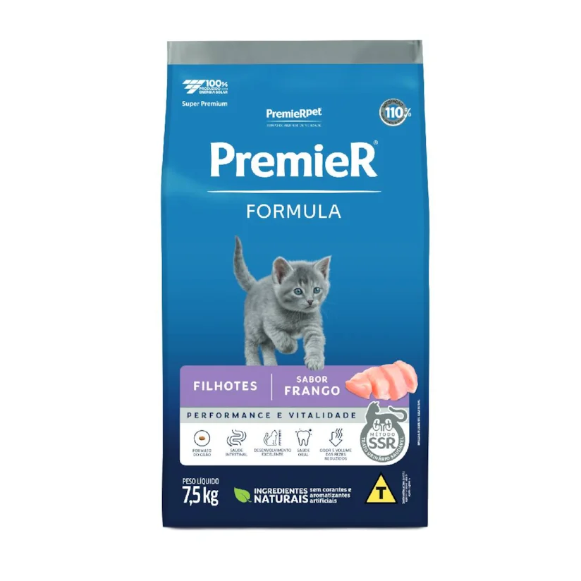 PremieR Formula Gatos Filhotes Sabor Frango 7,5kg