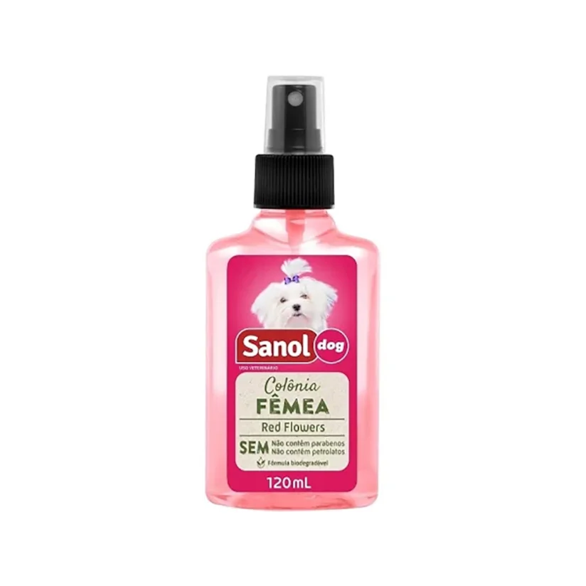 Colônia Sanol Dog Floral Fêmea 120ml