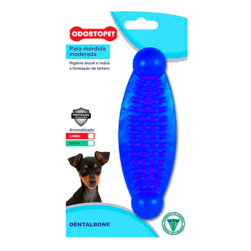 Mordedor Massageador Dentalbone Cães Até 7kg Odontopet