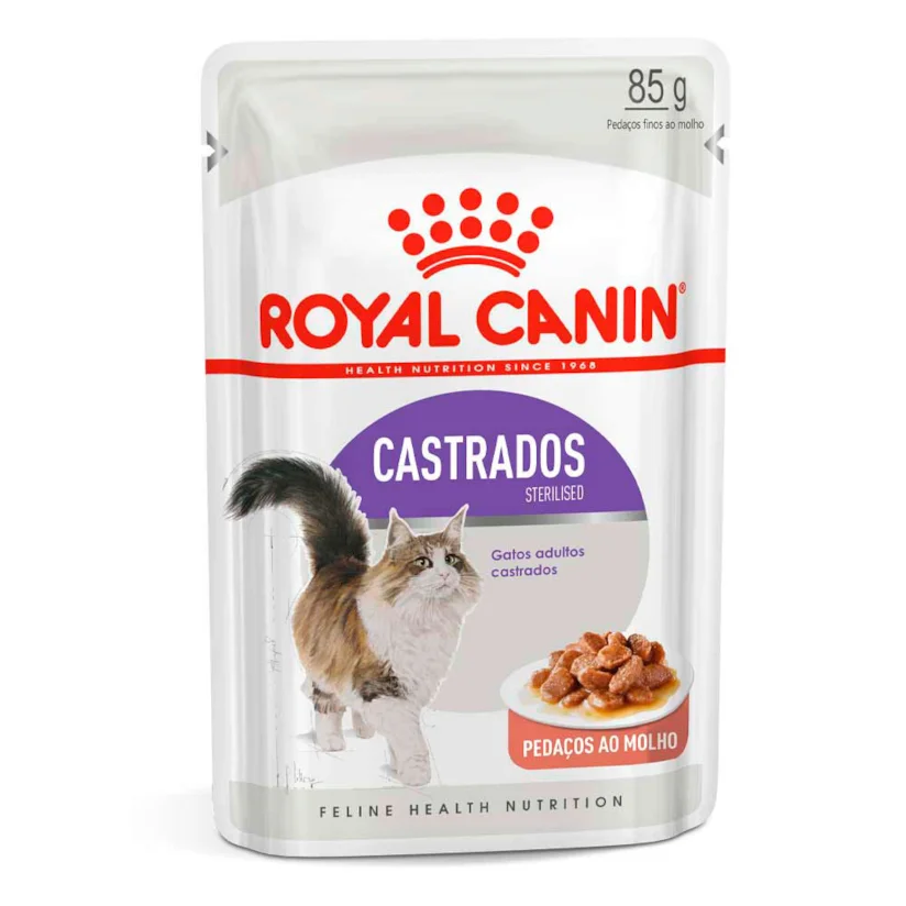 Ração Úmida Royal Canin Gatos Castrados Sterilised Sachê 85g