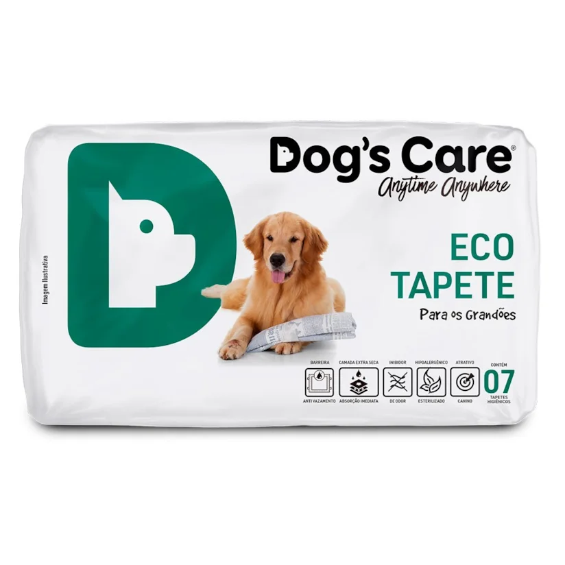 Tapete Higiênico Cães Grande Porte Dog´S Care 7 Unidades