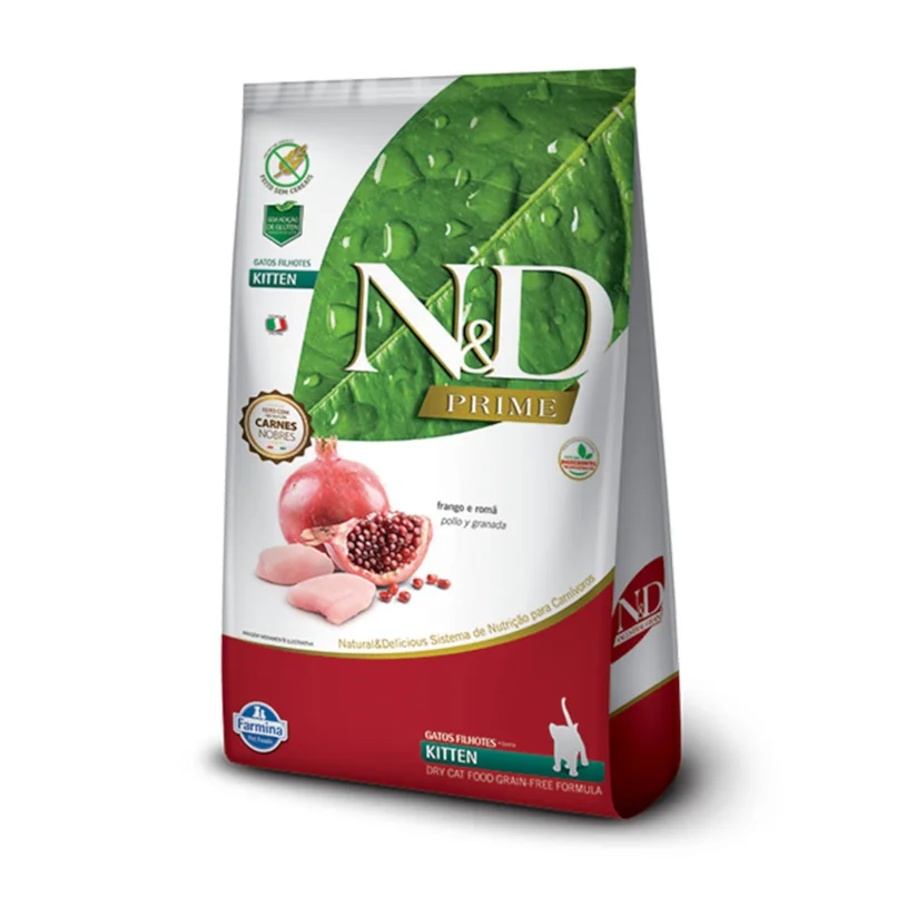 Ração N&D Prime Gatos Filhotes Frango 1,5kg
