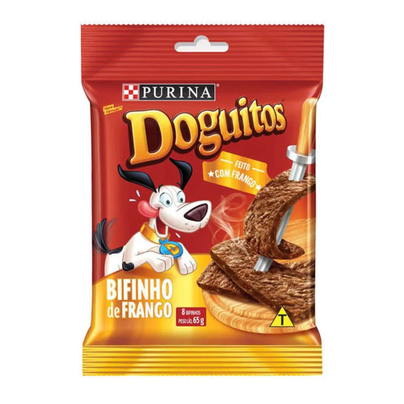 Pestico Nestle Purina Doguitos Bifinho Frango 65g