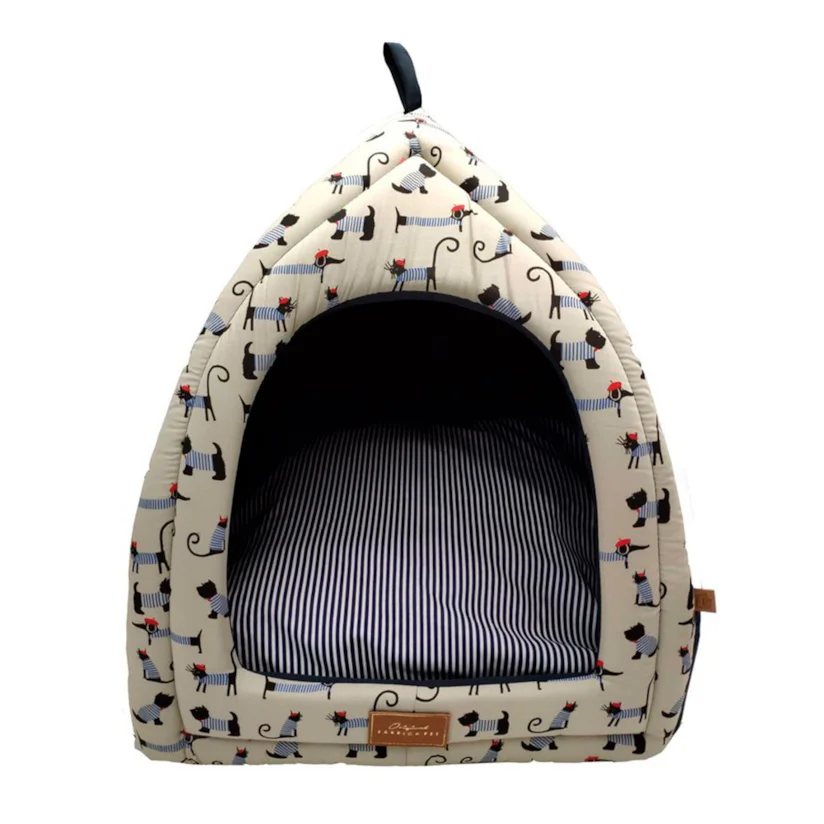 Cabana Cães e Gatos Fábrica Pet Bistrô Azul