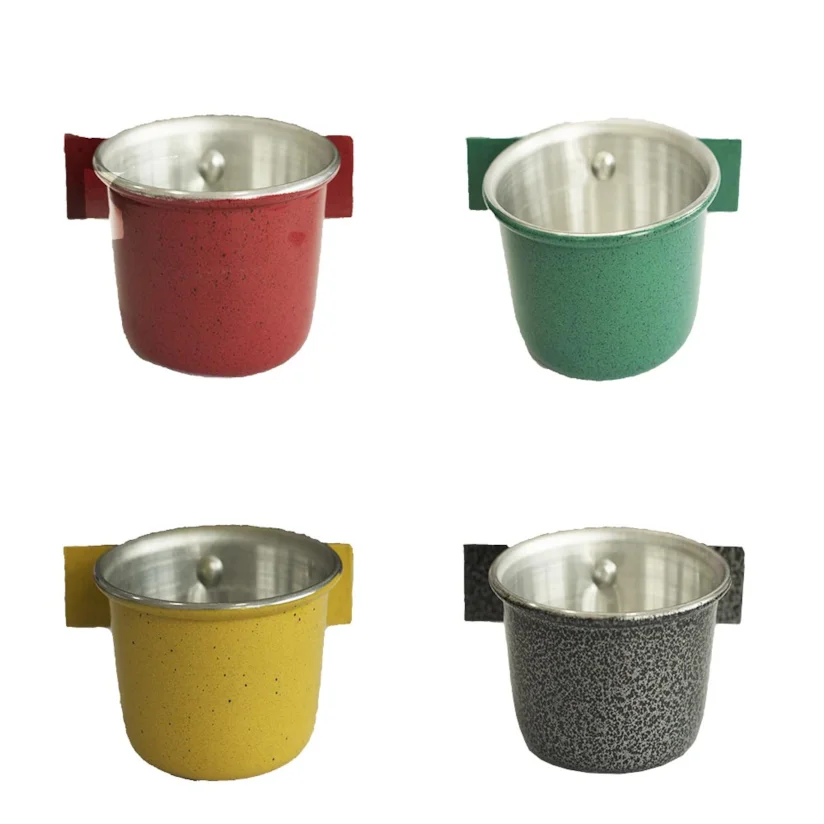 Caneca Para Pássaros Com Aba Colorida Tudo Pet Pequena