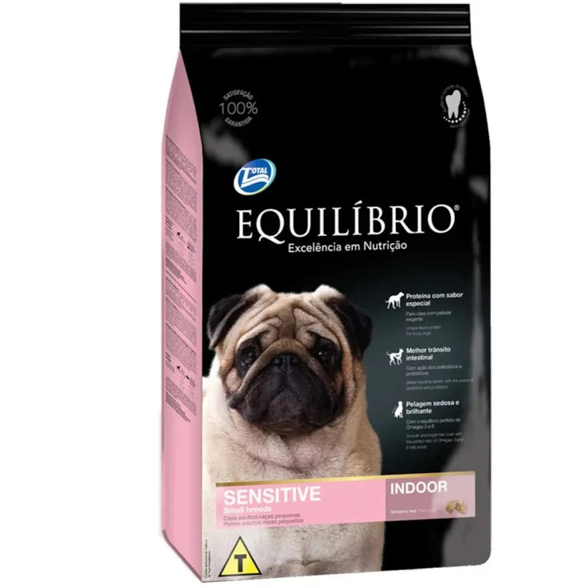 Ração Total Equilíbrio Cães Sensitive Small Breeds 2kg