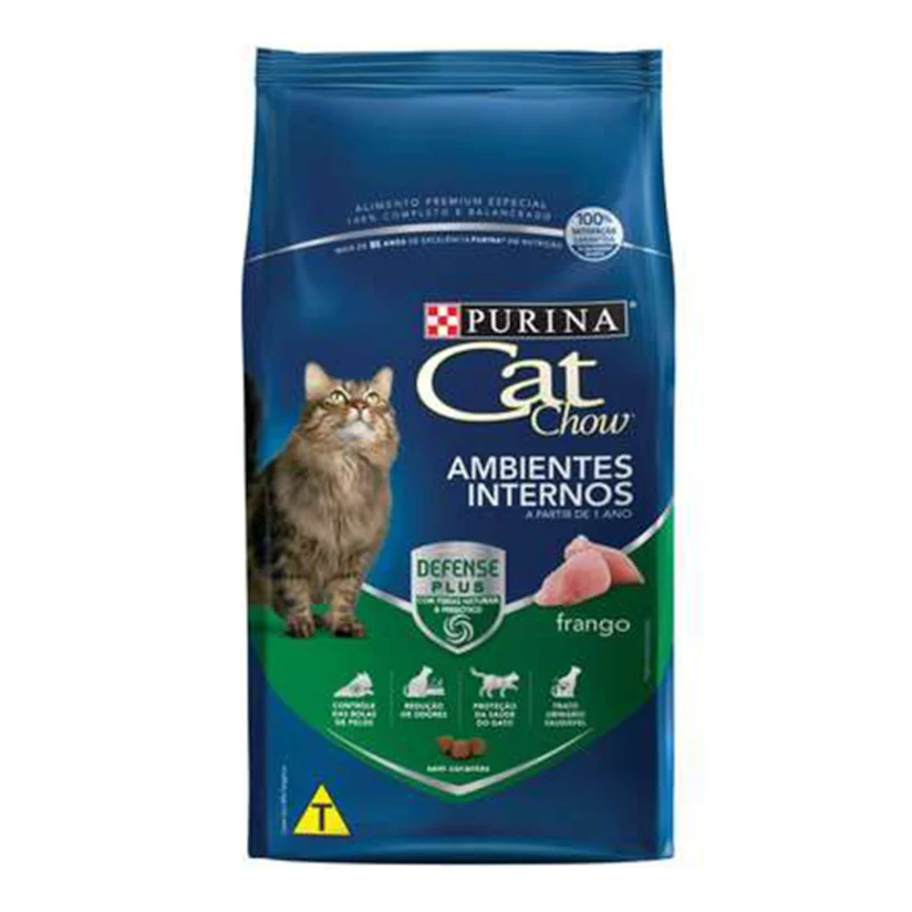 Ração Seca Cat Chow Ambientes Internos Frango 10,1kg