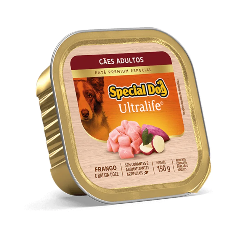 Ração Special Dog Pate Cães Adultos Frango 150g