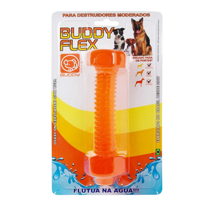 Brinquedo Cães Buddy Toys Parafuso Flex