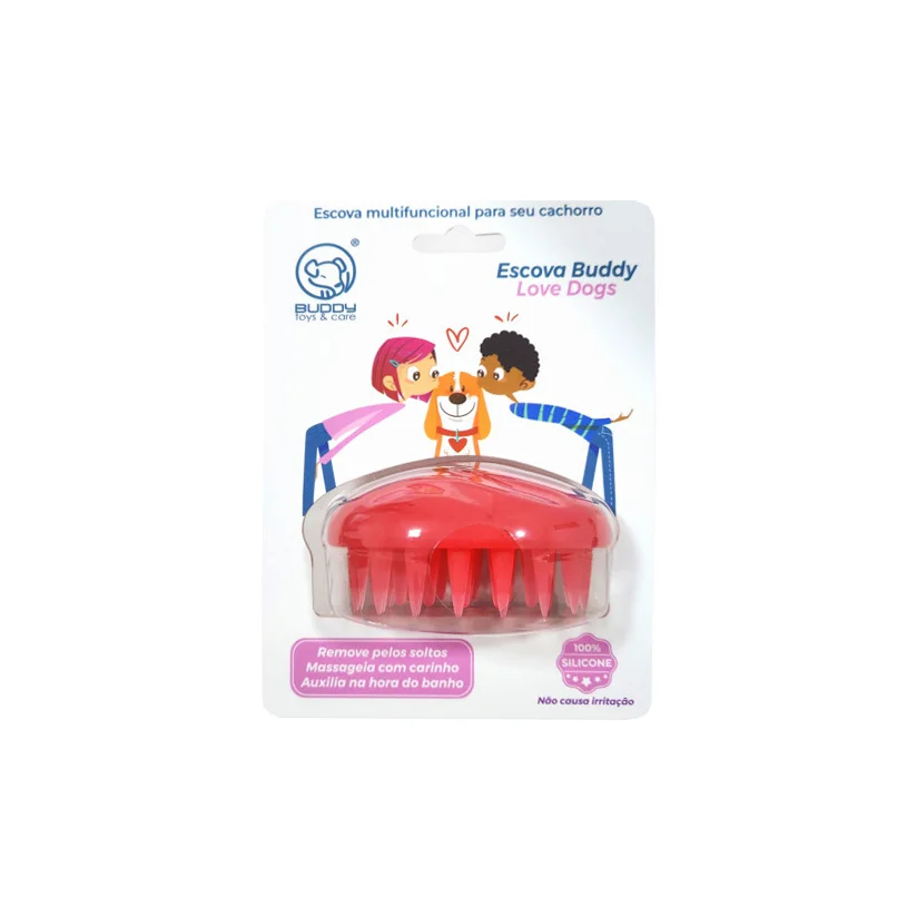 Escova Buddy Love Dogs Buddy Toys