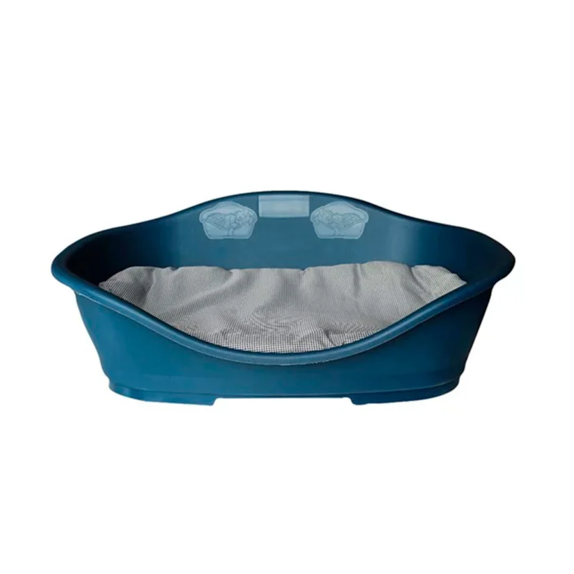 Cama Plástica Azul Chalesco Tamanho 04
