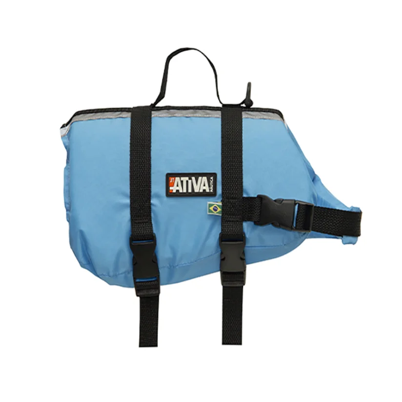 Colete Salva Vidas Pet Vest Ativa - GG Azul