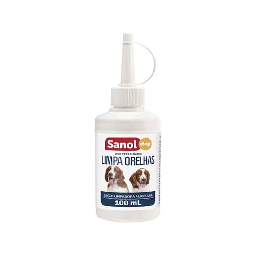 Limpa Orelhas Sanol Dog para Cães 100ml