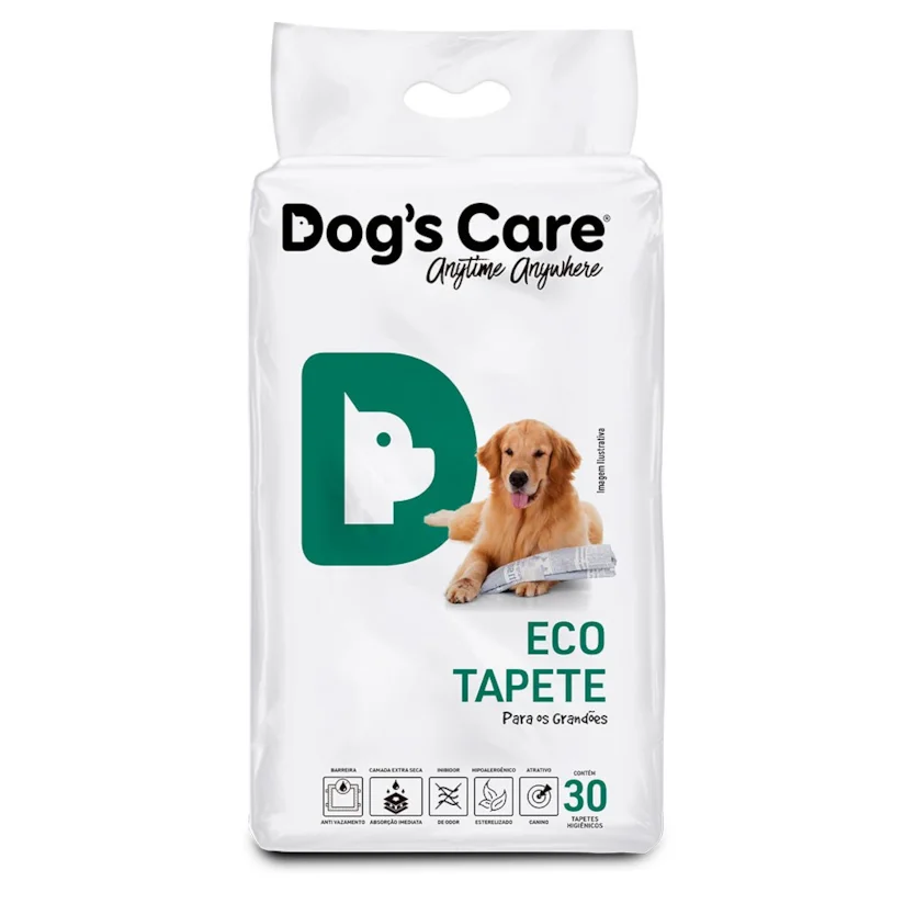 Tapete Higiênico Cães Grande Porte Dog´s Care 30 Unidades