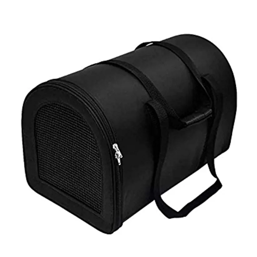 Bolsa São Pet Red Nylon Liso Preto N2