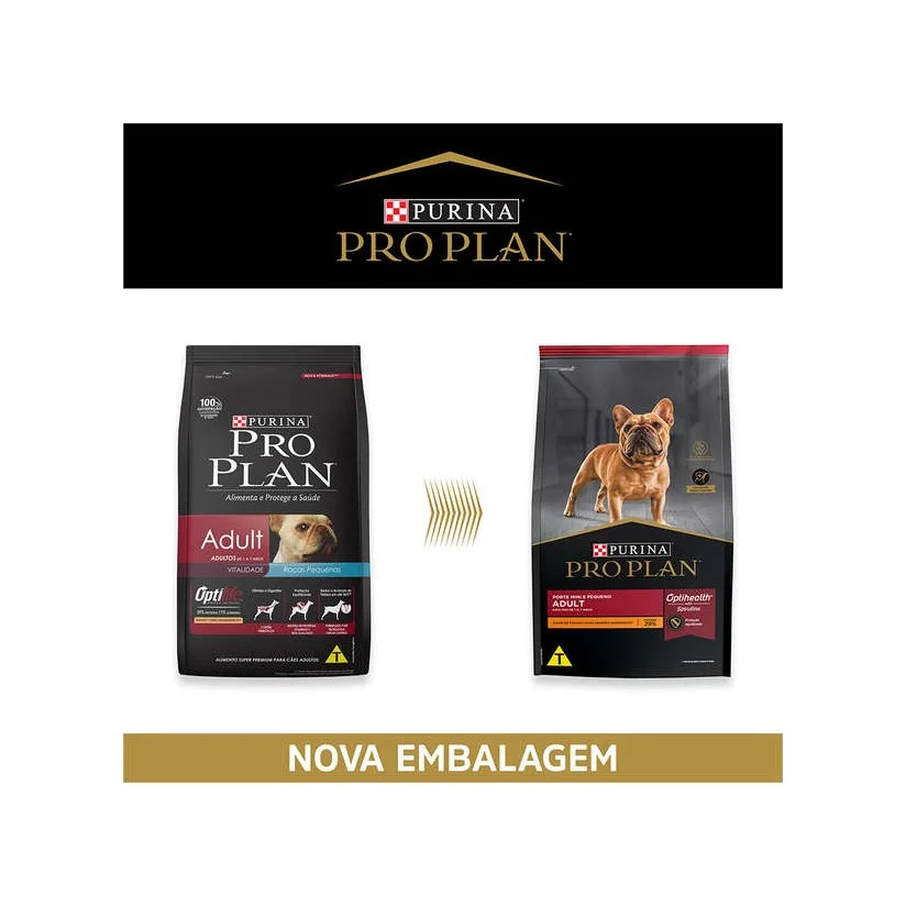 Ração Nestlé Purina Cães Pro Plan Adultos Raças Pequenas 2,5kg