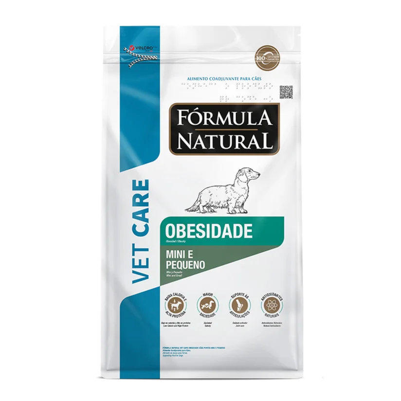 Ração Fórmula Natural Vet Care Cães Obesidade Raças Mini e Pequenas 2kg