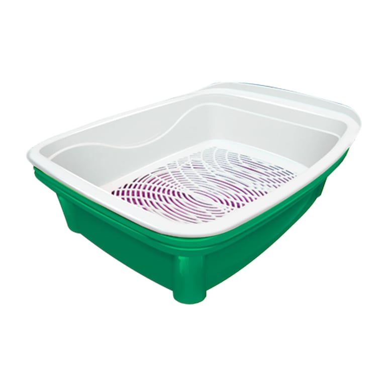 Banheira Gato Higiênica Furacão Pet Classic Plus Verde
